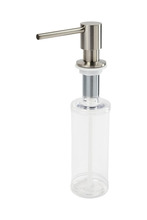 Sæbedispenser til indbygning stål